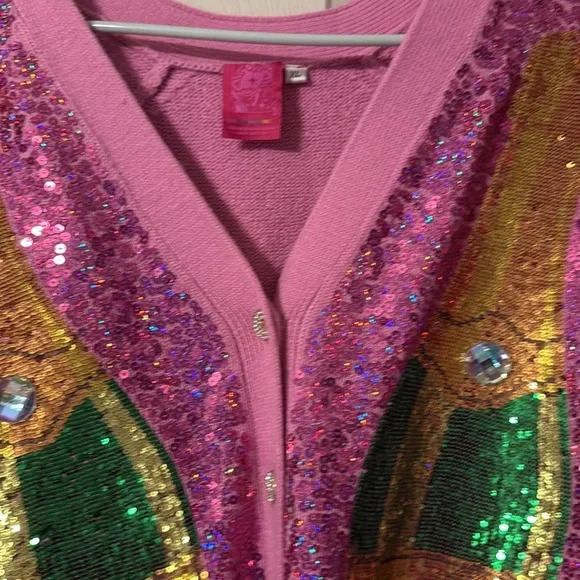 Queen of sparkles champagne sweater - Picture 2 of 6